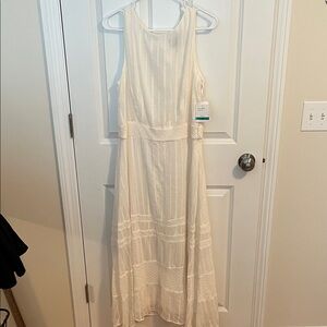 Just...Taylor Cream Maxi Dress